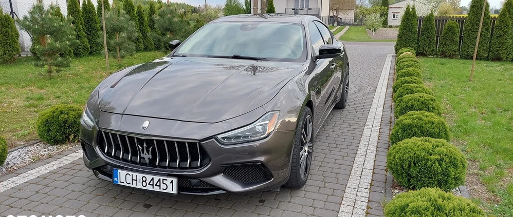 Maserati Ghibli cena 146999 przebieg: 110500, rok produkcji 2018 z Chełm małe 407